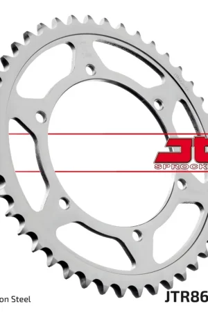 JT SPROCKETS - REAR STEEL 44T, 530 - Sprockets - Compatibel met Yamaha Laatste Versie